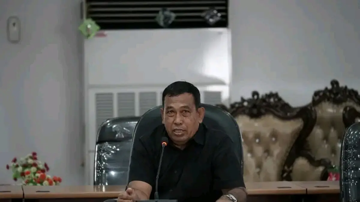 NARASUMBER: Ketua Komisi I DPRD HSS Syarifudin. (Foto: DPRD HSS)&nbsp;