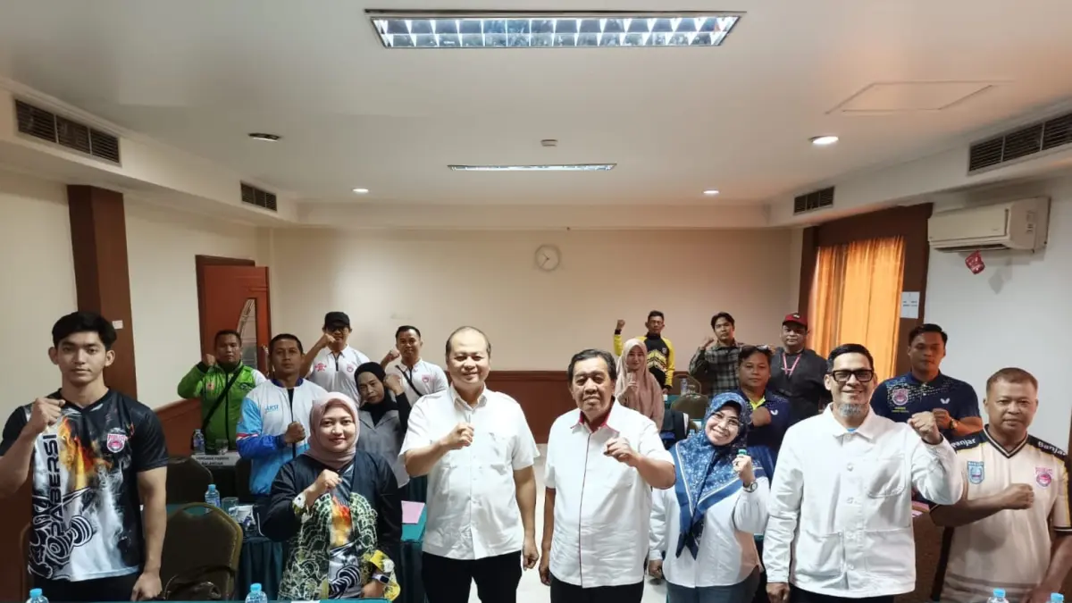 RAKERPROV: Peserta Rapat Kerja Provinsi (Rakerprov) Pabersi Kalimantan Selatan 2026 di Hotel Palm Banjarmasin, Sabtu (23/5/2026). 