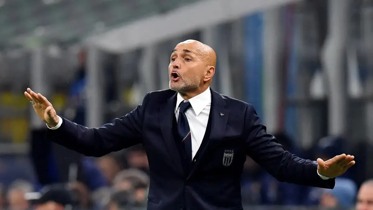 MENEGASKAN: Pelatih Juventus, Luciano Spalletti menegaskan dirinya tak akan meninggalkan klub walaupun gagal lolos ke Liga Champions musim depan.&nbsp;
(AFP)&nbsp;