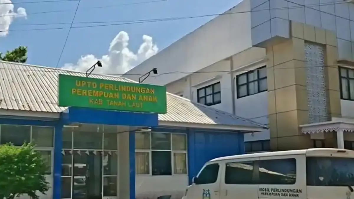 DAMPINGI : Kantor UPTD PPA Tala di Jalan Hadji Boejasin Pelaihari. (Foto : Ali untuk Radar Banjarmasin)