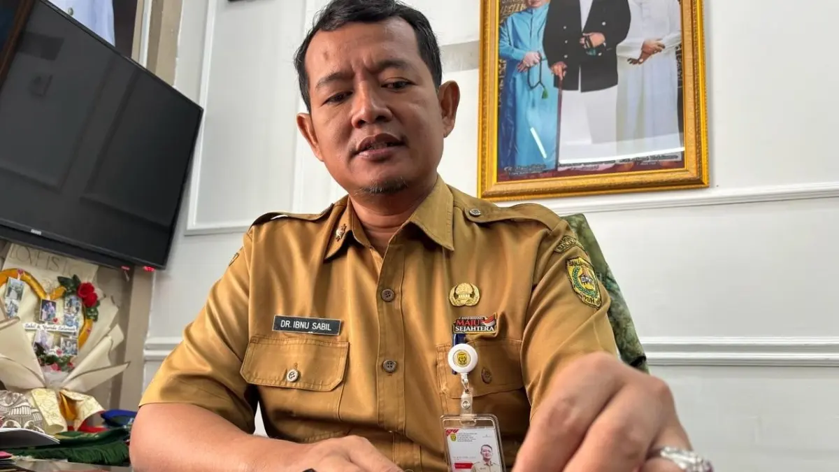 BAHAN EVALUASI: Kepala Disbudporapar Banjarmasin Ibnu Sabil punya catatan khusus untuk kontingen Popda Banjarmasin. (Foto: Zulvan Rahmatan/Radar Banjarmasin)