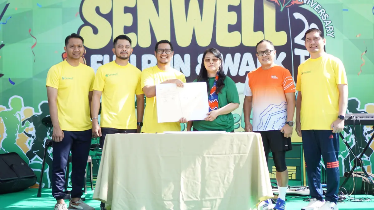 SEPAKAT: Penandatangan MOU kerja sama BRI dan PT Senwell.&nbsp;