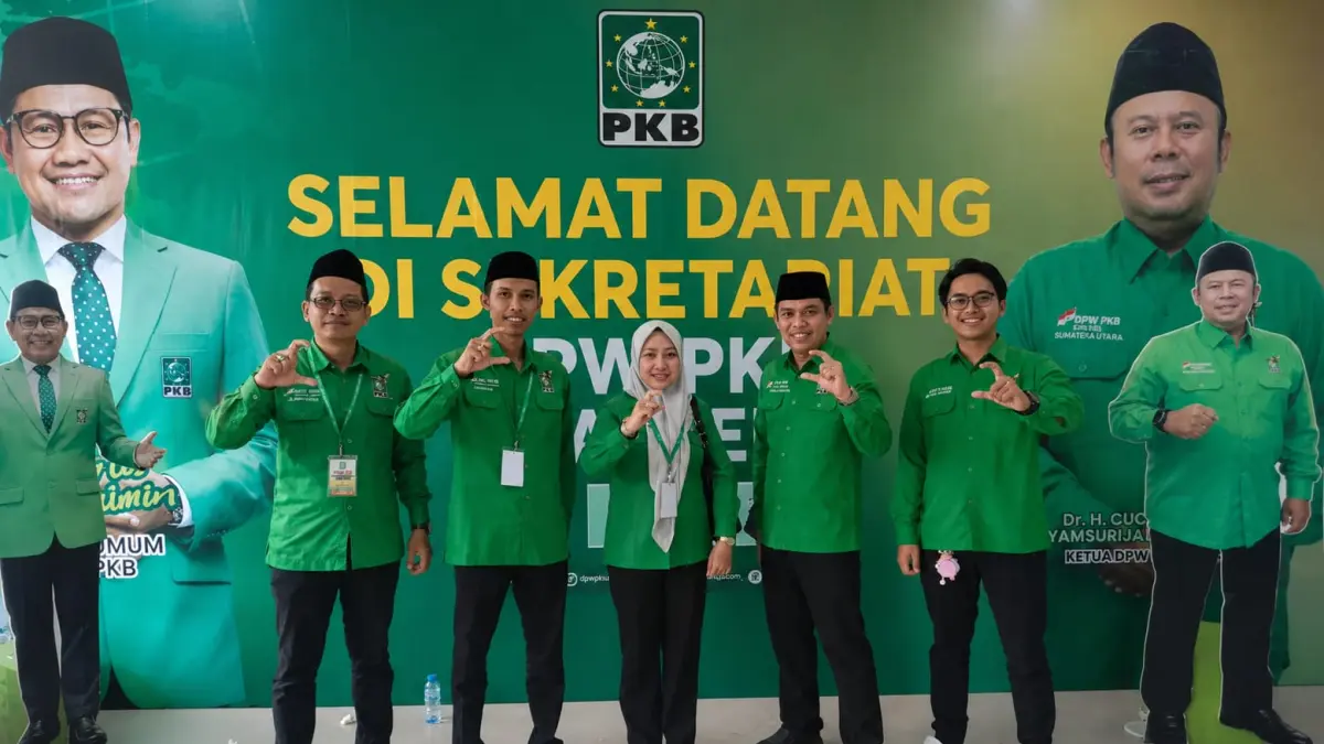 SIAP MEMIMPIN: Empat kandidat Ketua DPC PKB Kabupaten Banjar sqat mengikuti fit and proper test di Kantor DPW PKB Kalimantan Selatan, Banjarbaru. (ZAINI UNTUK RADAR BANJARMASIN)