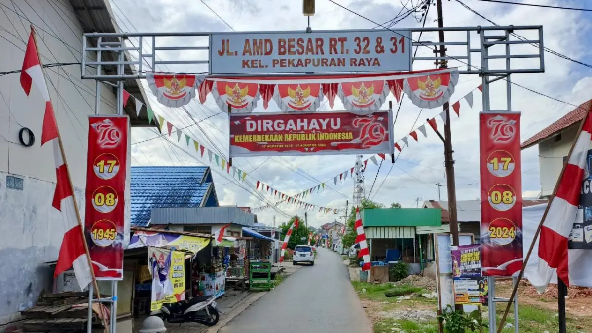 Kesbangpol Kota Banjarmasin gencarkan pembentukan Kampung Merah Putih. (Prokom untuk Radar Banjarmasin)