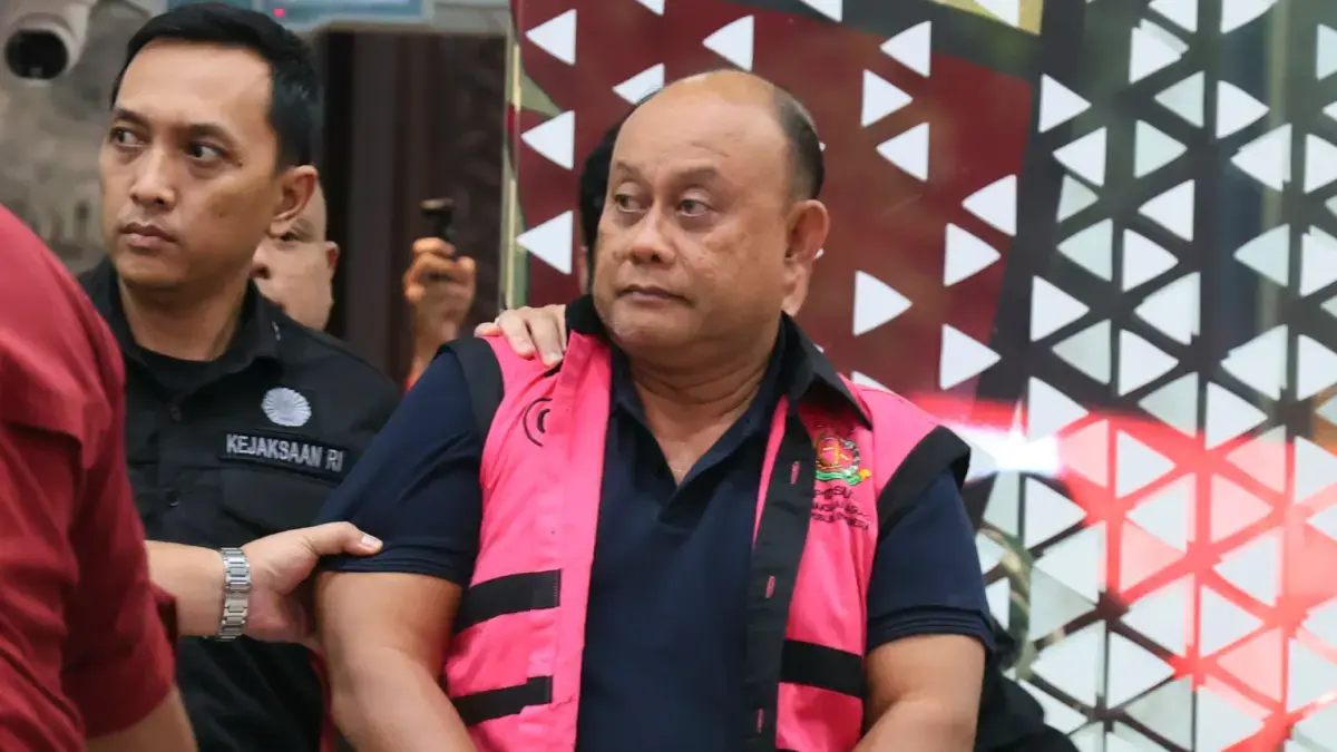DITAHAN: Mantan kepala Dadan Hindayana resmi di tahan Kejaksaan Agung, Jakarta, Rabu (3/6/2026). (Foto: Dery Ridwansah/ JawaPos.com)