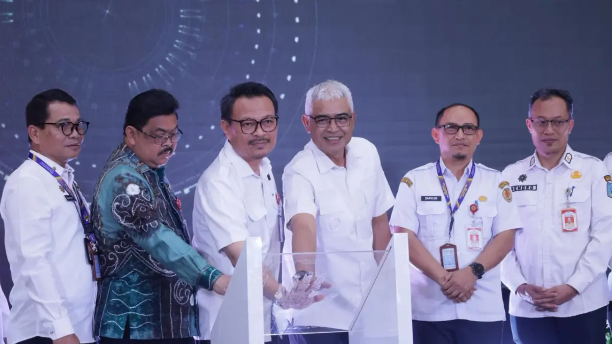 MOMEN: Wakil Bupati HSU, Hero Setiawan (tiga dari kiri) menghadiri Public Communication Summit 2026 di Gedung Mahligai Pancasila, Banjarmasin, Rabu (3/6/2026).(Foto: Pemkab HSU)&nbsp;