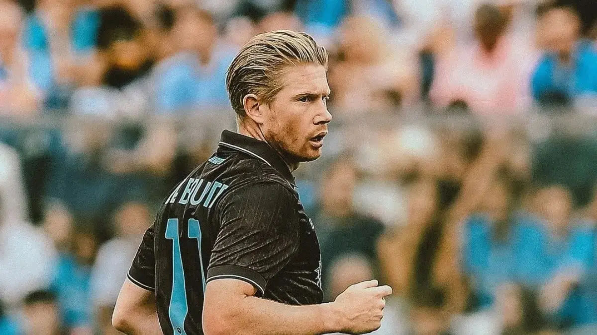 SENANG: Kevin De Bruyne mengaku senang Antonio Conte tinggalkan Napoli.&nbsp;
(@kevindebruyne/Instagram).