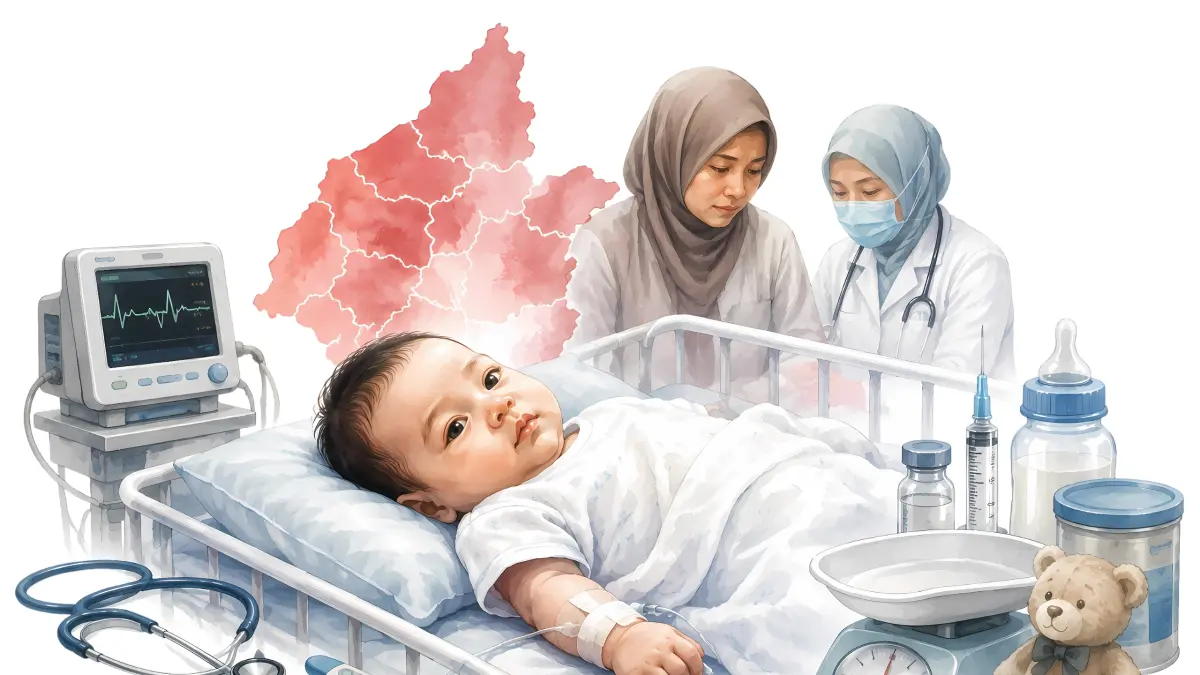 Ilustrasi Bayi. | Ilustrator: Koko/Radar Banjarmasin