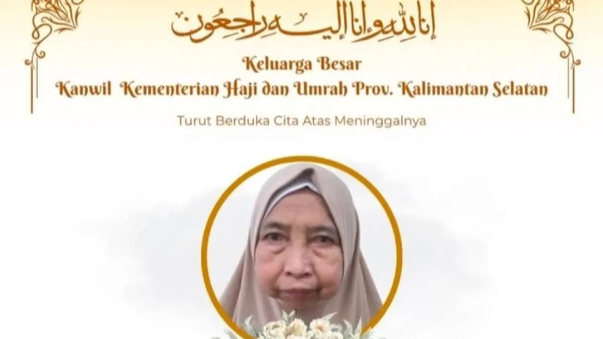 BERITA DUKA: Siti Hasanah binti Binti Tuhani Kaderi, jemaah haji Tabalong yang meninggal dunia.(Foto: Kankemenhaj Tabalong/Radar Banjarmasin)