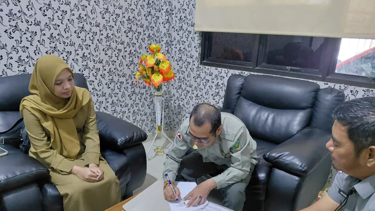 Foto: BPBD dan SKB Balangan Tanda Tangani MoU Edukasi Kebencanaan