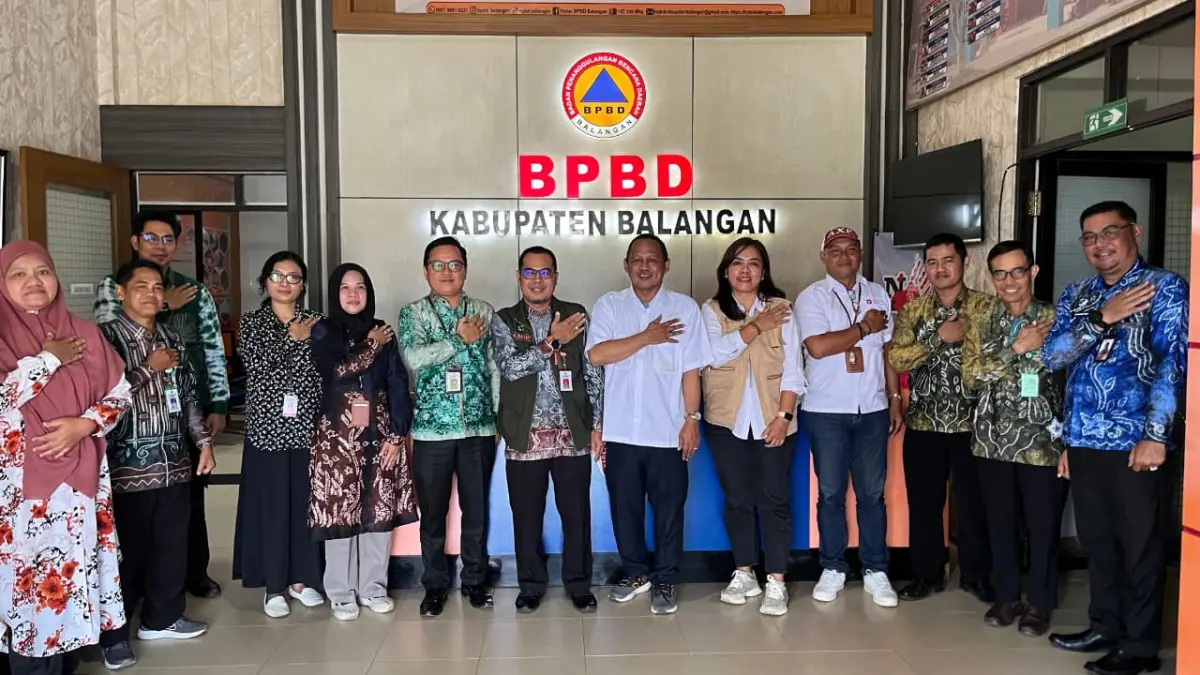 KUMPULKAN DATA : Tim Peneliti BRIN Koordinasi dengan BPBD Balangan, Bahas Riset “Ekspedisi Dayak Meratus sebagai Penyangga Pintu Gerbang IKN Melalui Eksplorasi Pamali Ekologi".