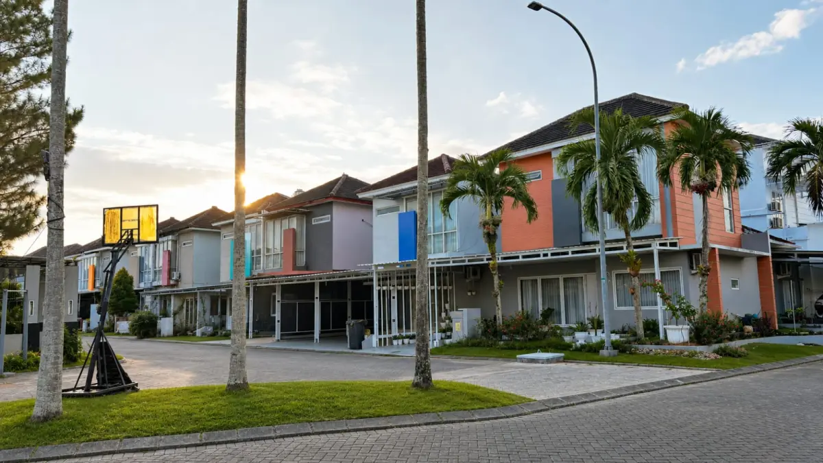 PROPERTI: Suasana kawasan perumahan Citragarden Banjarmasin.