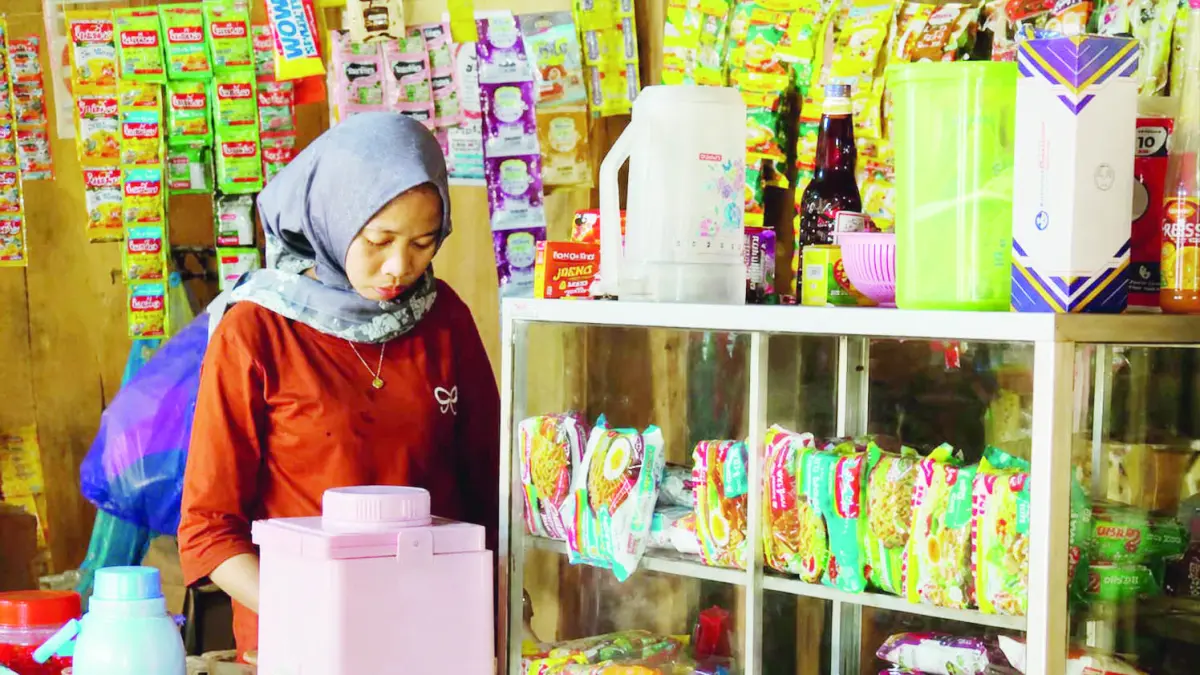 EKSIS: Warung Bulek Mie SMK YPK yang hingga kini masih eksis.