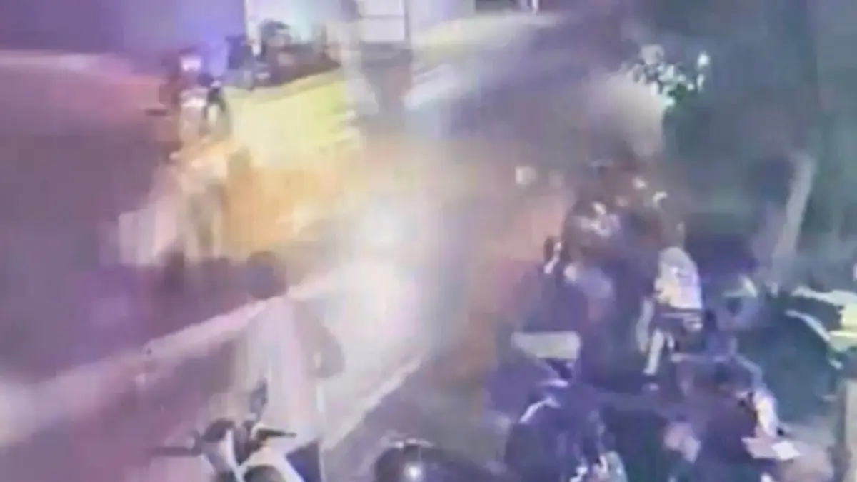 LAKA MAUT: Kecelakaan lalu lintas di Desa Panangkalaan Kecamatan Amuntai Utara, Sabtu (6/6/2026) malam. Dalam peristiwa tersebut, seorang mahasiswi STIA Amuntai meninggal dunia di lokasi kejadian. (Foto: Istimewa/Radar Banjarmasin) 