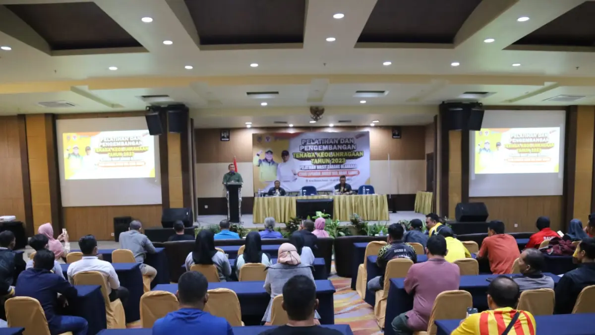 PELATIHAN: Dispora Kalsel siapkan pelatihan wasit dan juri bersertifikat Juni 2026. Empat narasumber nasional akan dihadirkan. (M Idris Jian Sidik)