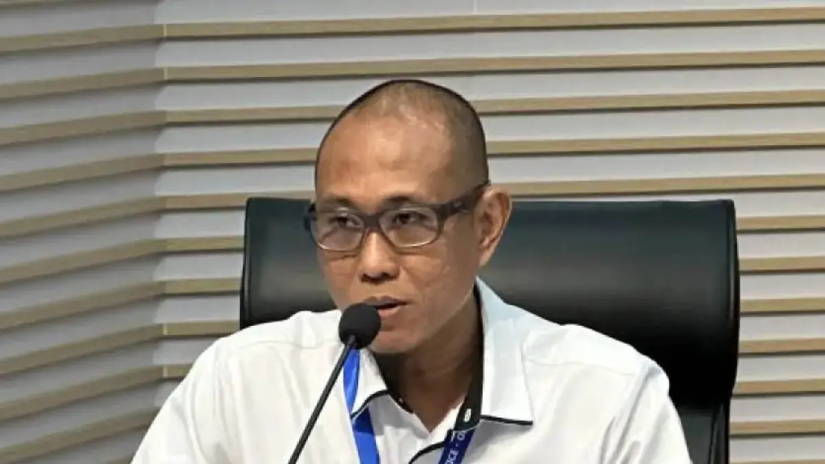 Teks foto: Pelaksana Tugas Direktur Penyidikan KPK Achmad Taufik Husein memberikan keterangan di Gedung Merah Putih KPK, Jakarta. (ANTARA/Rio Feisal)