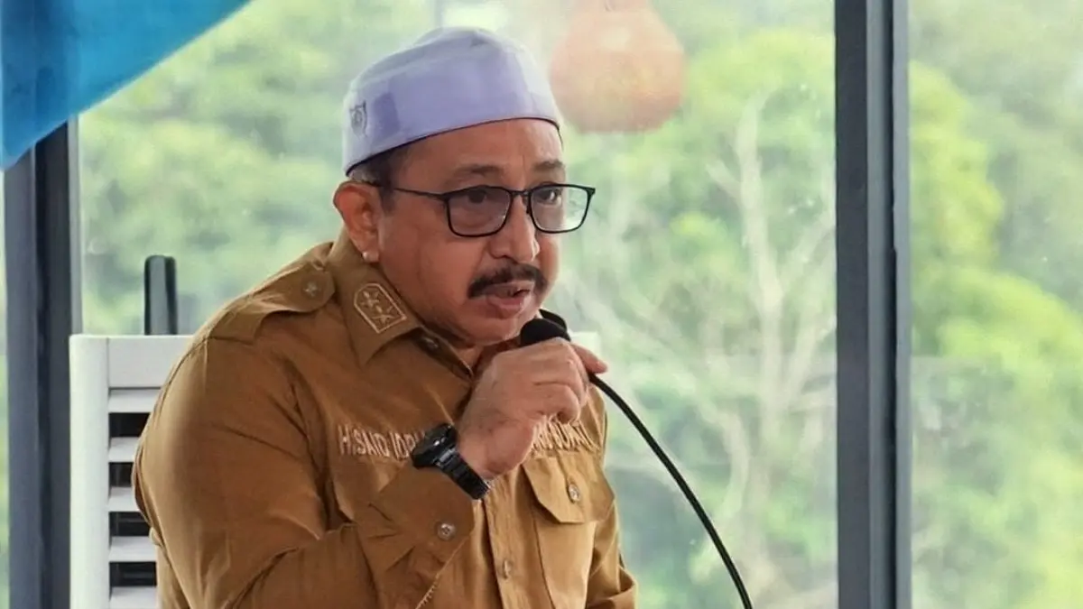 Wakil Bupati Banjar Habib Idrus Al Habsyi menyampaikan arah kebijakan investasi daerah. (PROKOPIM BANJAR)