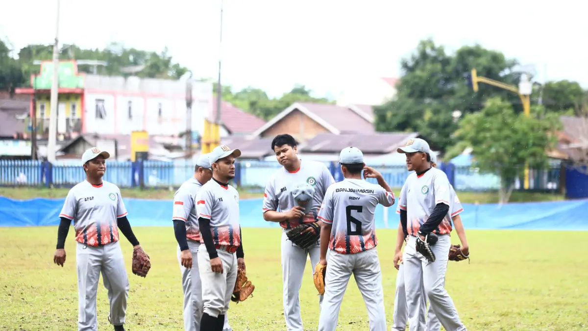 Lapangan Baseball/Softball ULM Banjarbaru yang akan menjadi venue Kejuaraan Provinsi Baseball Kalimantan Selatan 2026 yang dijadwalkan berlangsung pada Agustus 2026. (M Idris Jian Sidik)