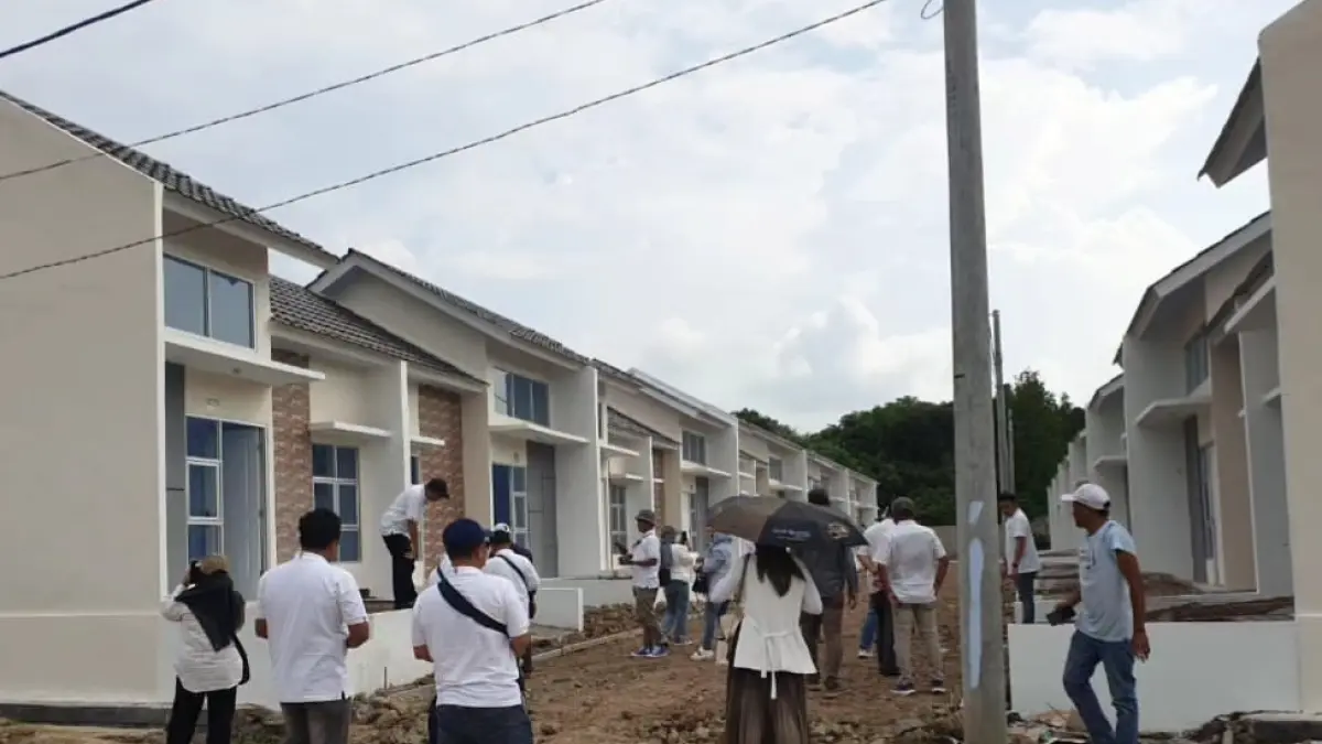 PERUMAHAN: Sektor properti di Kalsel terimbas kenaikan BBM dan melemahnya Rupiah terhadap Dollar AS.(Foto; Raudah Anisya/Radar Banjarmasin)