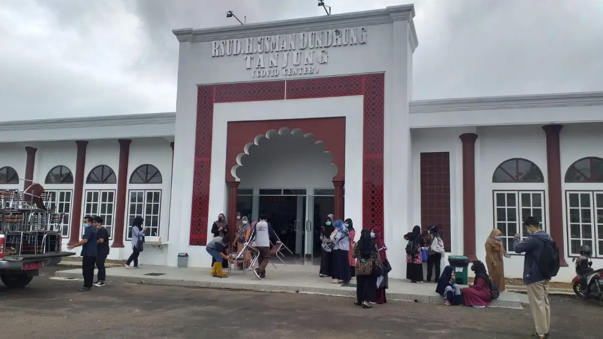 LOKASI: Bekas Gedung RSUD H Usman Dundrung akan menjadi kampus ULM Tabalong.