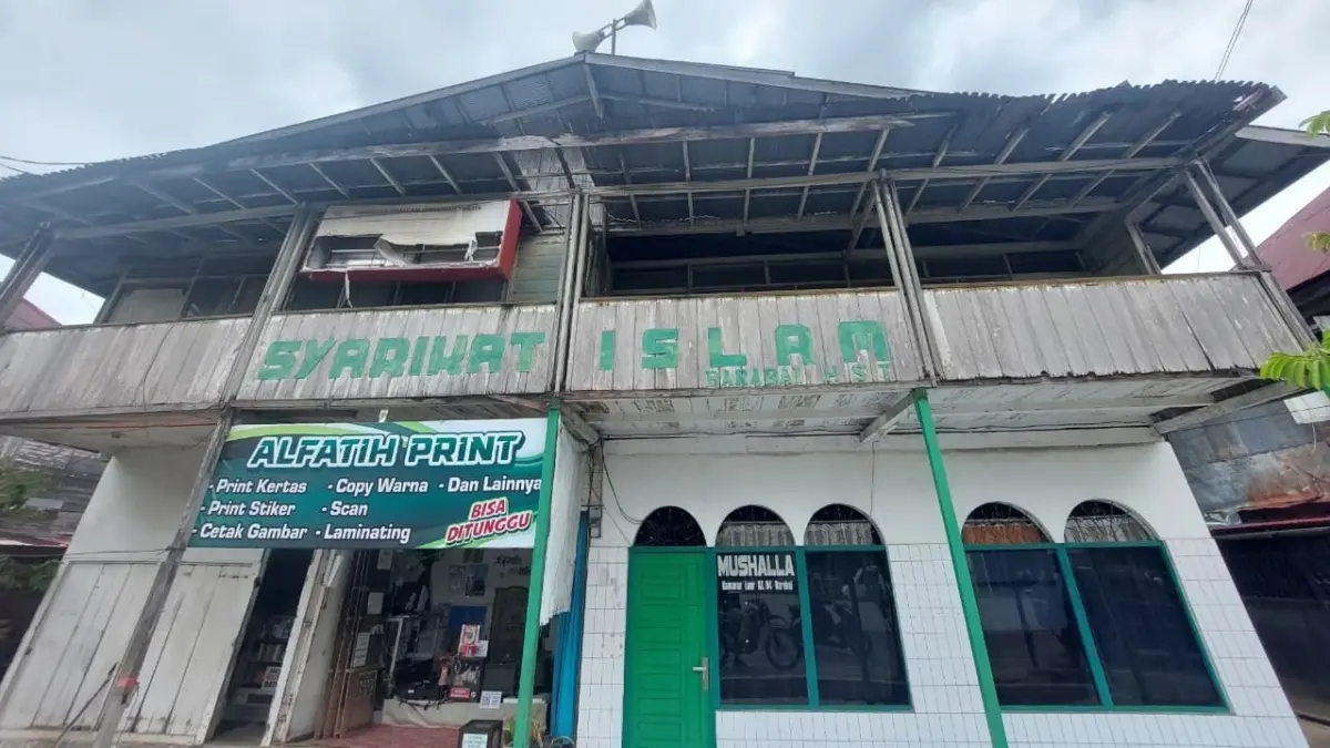 PENINGGALAN: Gedung Syarikat Islam di Barabai sudah ada sejak zaman kolonial. (Foto: Jamaluddin/Radar Banjarmasin).