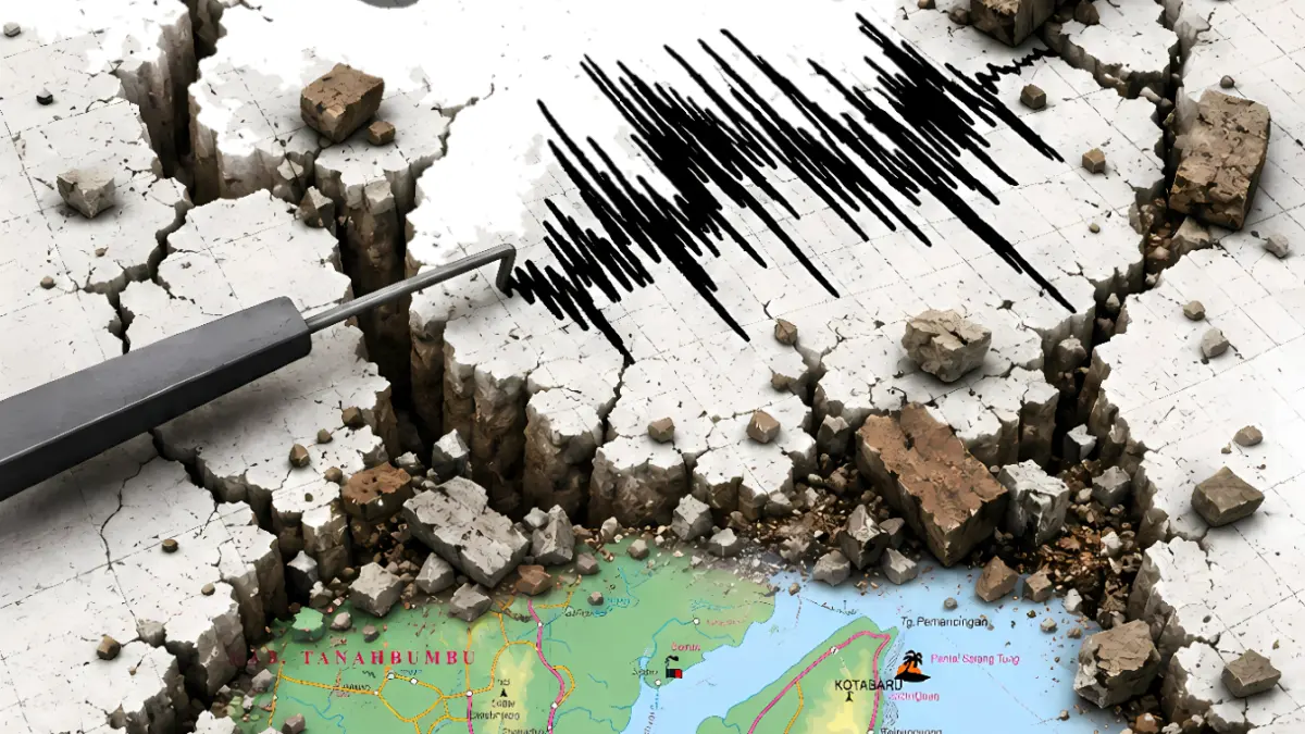 Ilustrasi gempa