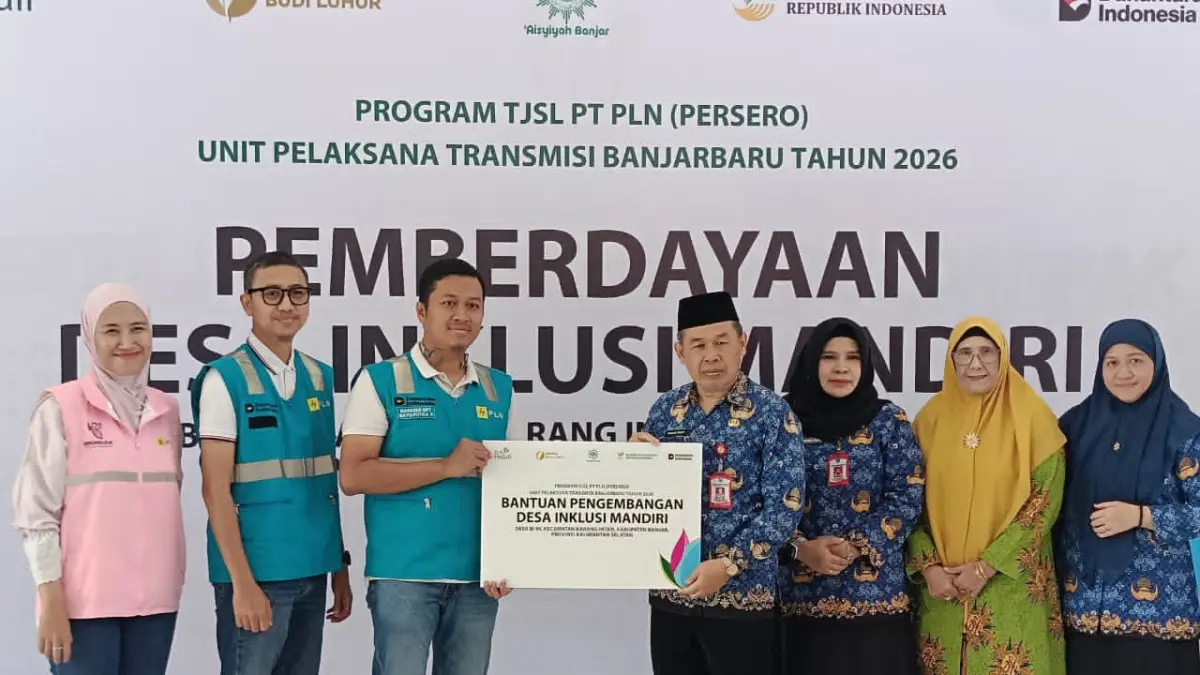 PEDULI: PT PLN (Persero) UPT Banjarbaru mengucurkan bantuan TJSL senilai Rp284 juta untuk pemberdayaan Desa Inklusi Mandiri di Desa Bi