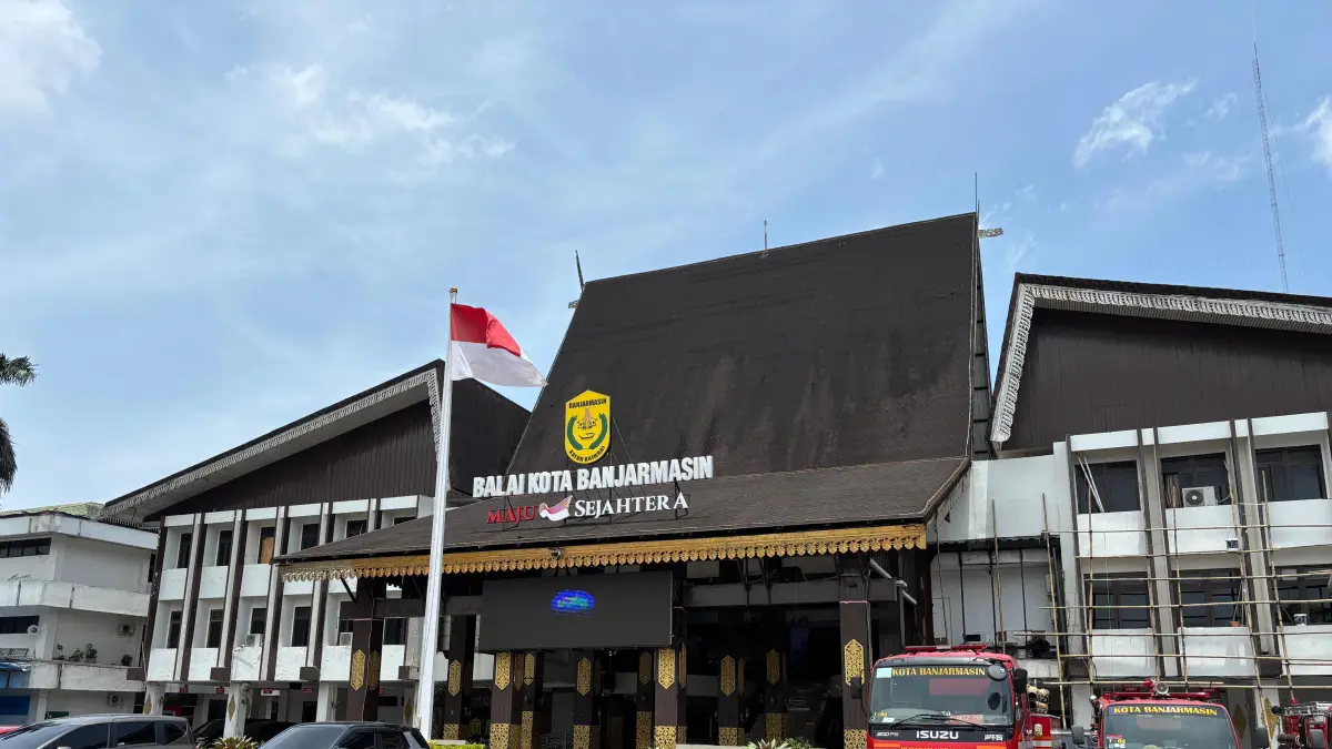 Balai Kota Banjarmasin.(Foto: Zulvan Rahmatan/Radar Banjarmasin) 