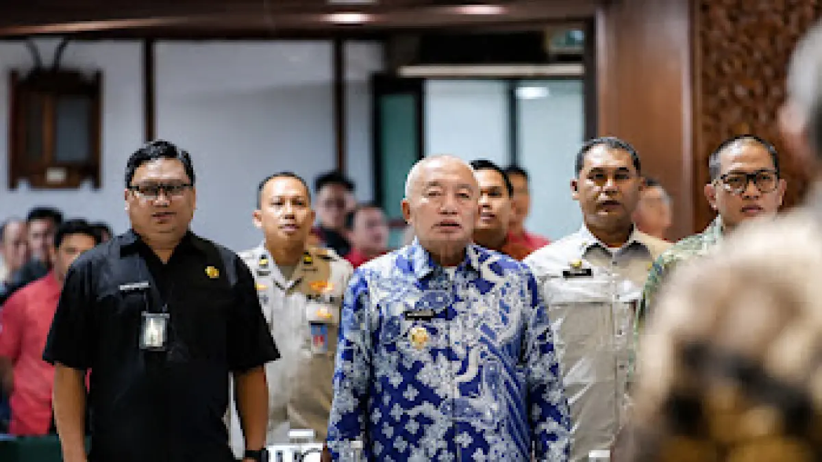 Gubernur Kalsel, H Muhidin mengikuti Rapat Koordinasi (Rakor) 
