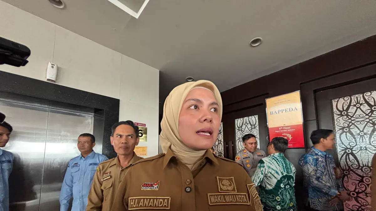 JADI SOROTAN: Wakil Wali Kota Banjarmasin, Hj Ananda menanggapi adanya grup diduga beranggotakan penyuka sesama jenis di Banjarmasin.(Foto: Zulvan Rahmatan/Radar Banjarmasin)