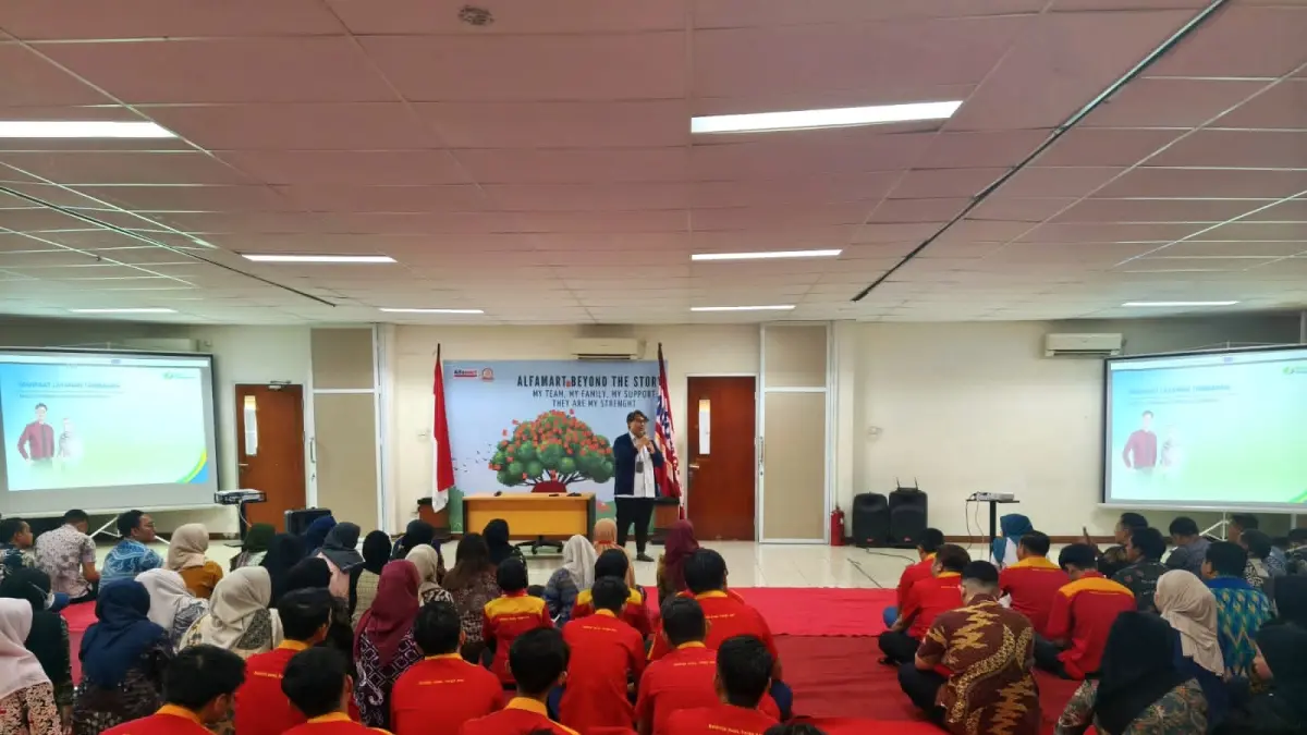 PROGRAM: BPJS Ketenagakerjaan Kantor Cabang Banjarmasin menggelar sosialisasi MLT di PT Sumber Alfaria Trijaya Tbk Banjarmasin, Senin (22/6/2026).(Foto: BPJS Ketenagakerjaan Banjarmasin)&nbsp;
