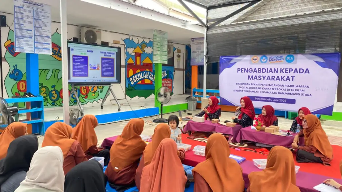 KEGIATAN AKADEMIK: Tim PDWA PGSD FKIP ULM melaksanakan Bimtek Pengembangan Pendidikan di SD Madinaturramlah Banjarmasin pada 8-9 Juni 2026.(Foto: Tim PDWA PGSD FKIP ULM)
