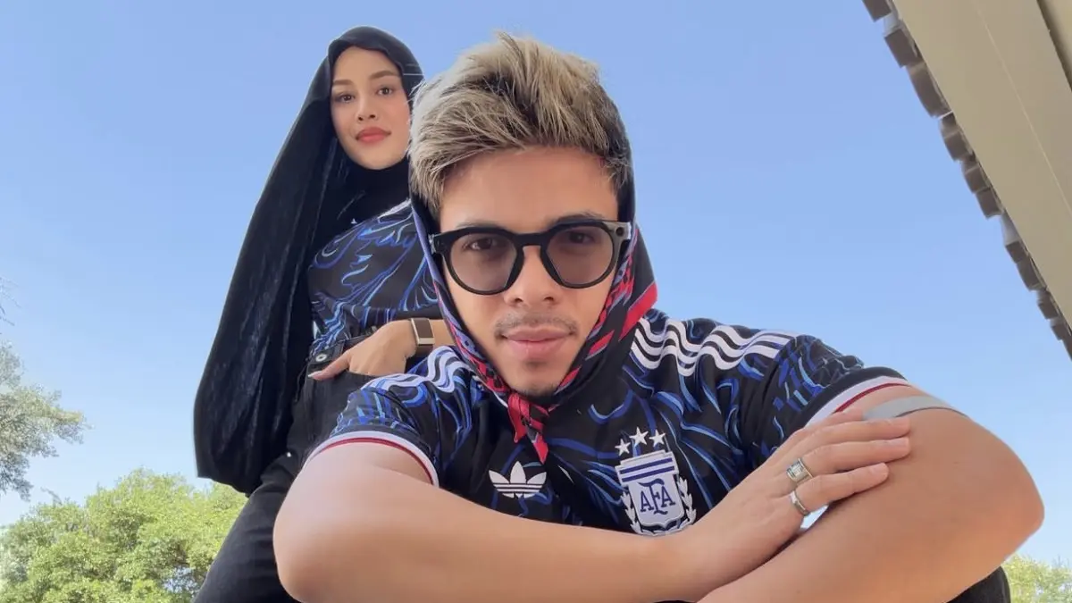 PIALA DUNIA: Atta Halilintar dan Aurel Hermansyah berkesempatan menyaksikan langsung Piala Dunia 2026 di Amerika Serikat. (Foto: Instagram)
