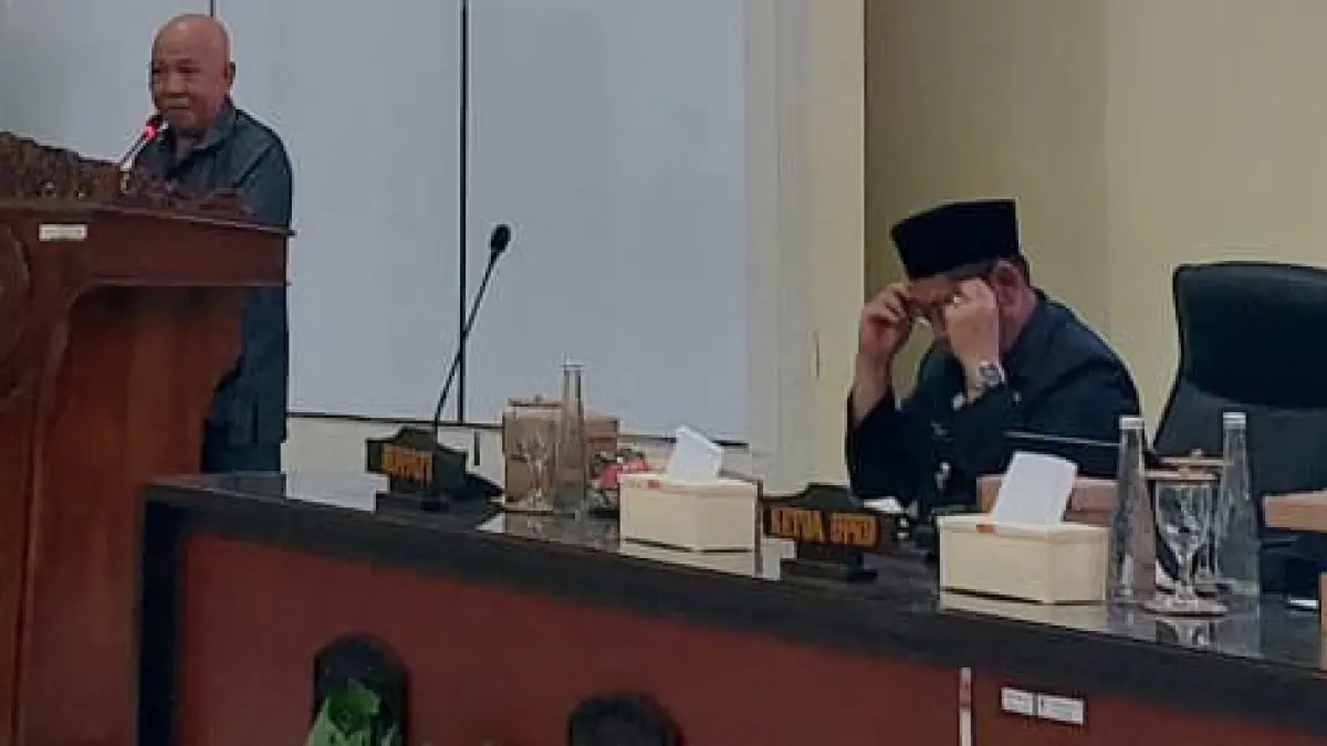 PARIPURNA: DPRD HST menggelar rapat paripurna berkaitan dengan pelaksanaan pertanggungjawaban APBD 2025.