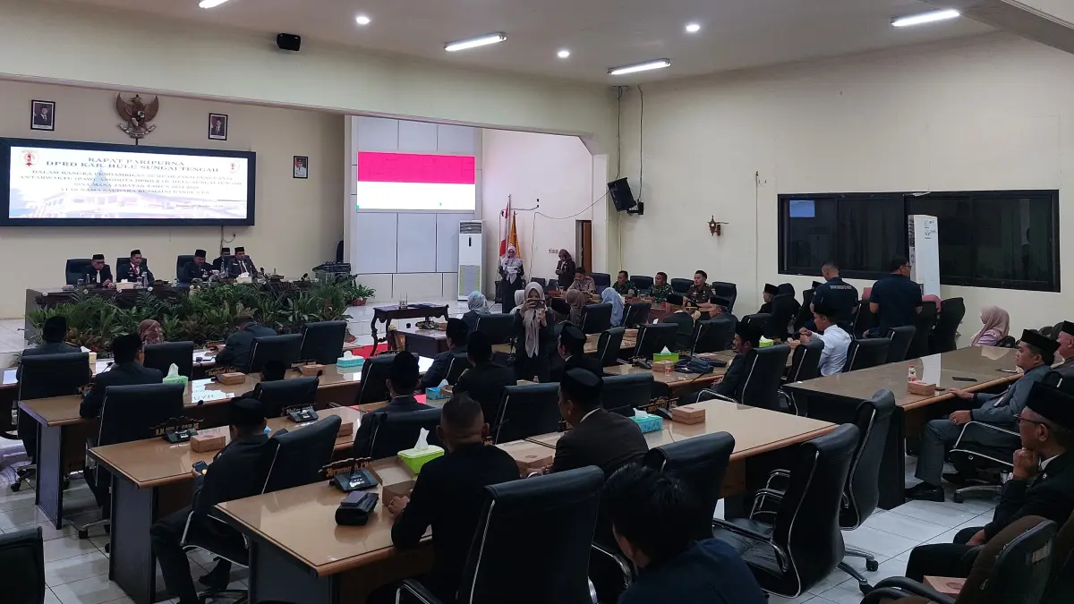 DPRD HST akan membentuk panitia khusus untuk membahas Raperda Pertanggungjawaban APBD 2025. (Jamaluddin/Radar Banjarmasin).