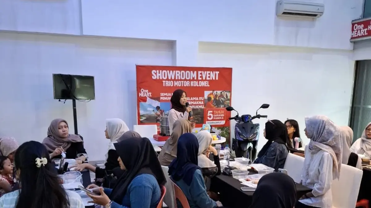 WORKSHOP: Suasana work shop dimsum yang digelar untuk masyarakat oleh PT Trio Motor.(Foto: PT Trio Motor)&nbsp;
