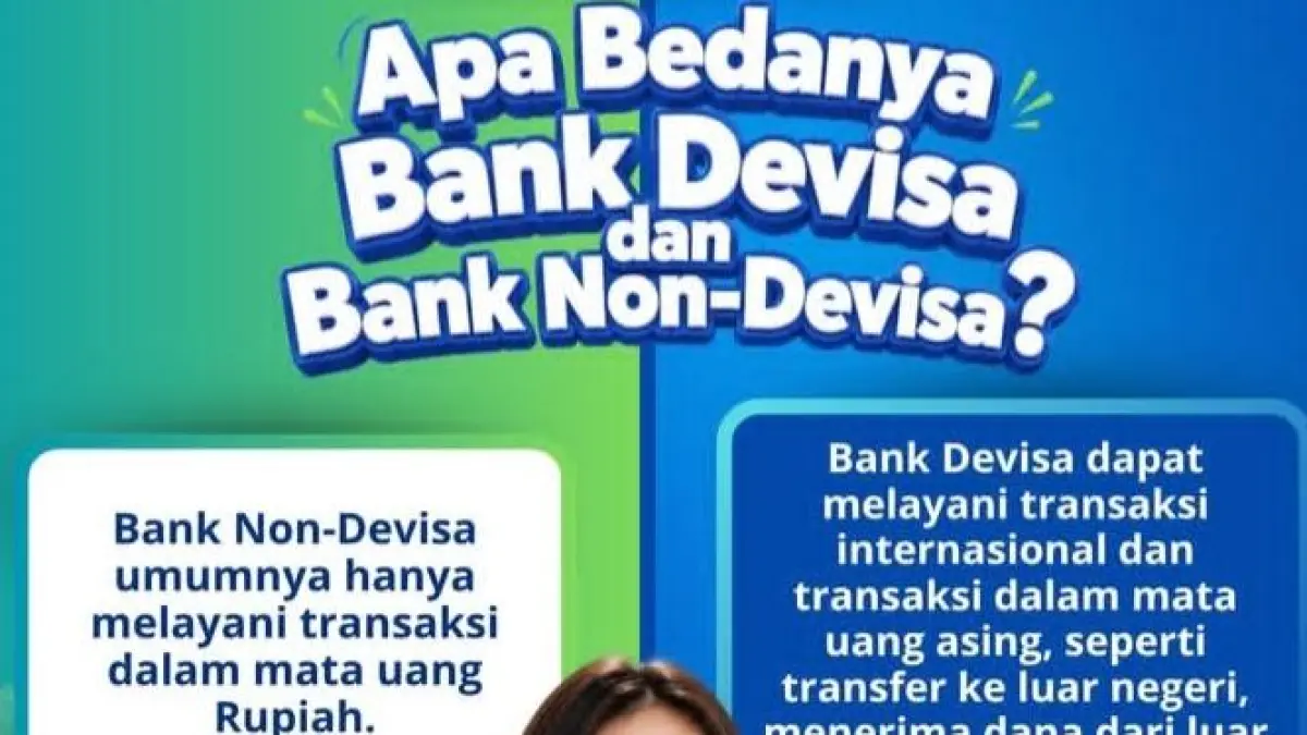GRAFIS:Perbedaan Bank Devisa dan Bank Non-Devisa.