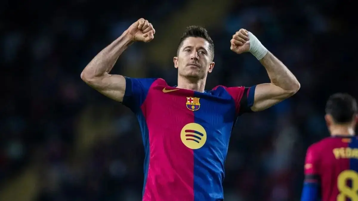MENUJU AMERIKA: Klub MLS, Chicago Fire mendapatkan Robert Lewandowski yang hengkang dari Barcelona.&nbsp;
(Dok. Barcelona)