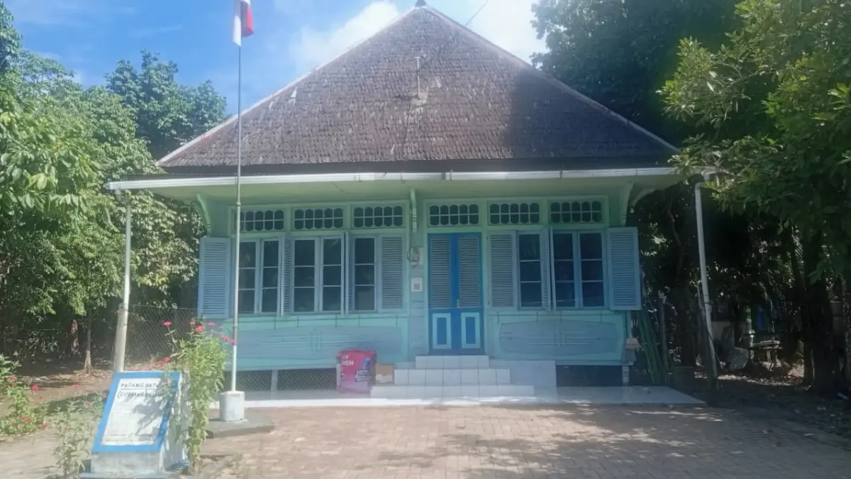 MENYIMPAN SEJARAH: Rumah Perjuangan ALRI Divisi IV di Desa Durian Rabung, HSS. (Foto: M. Padil Ihsan/Radar Banjarmasin)
