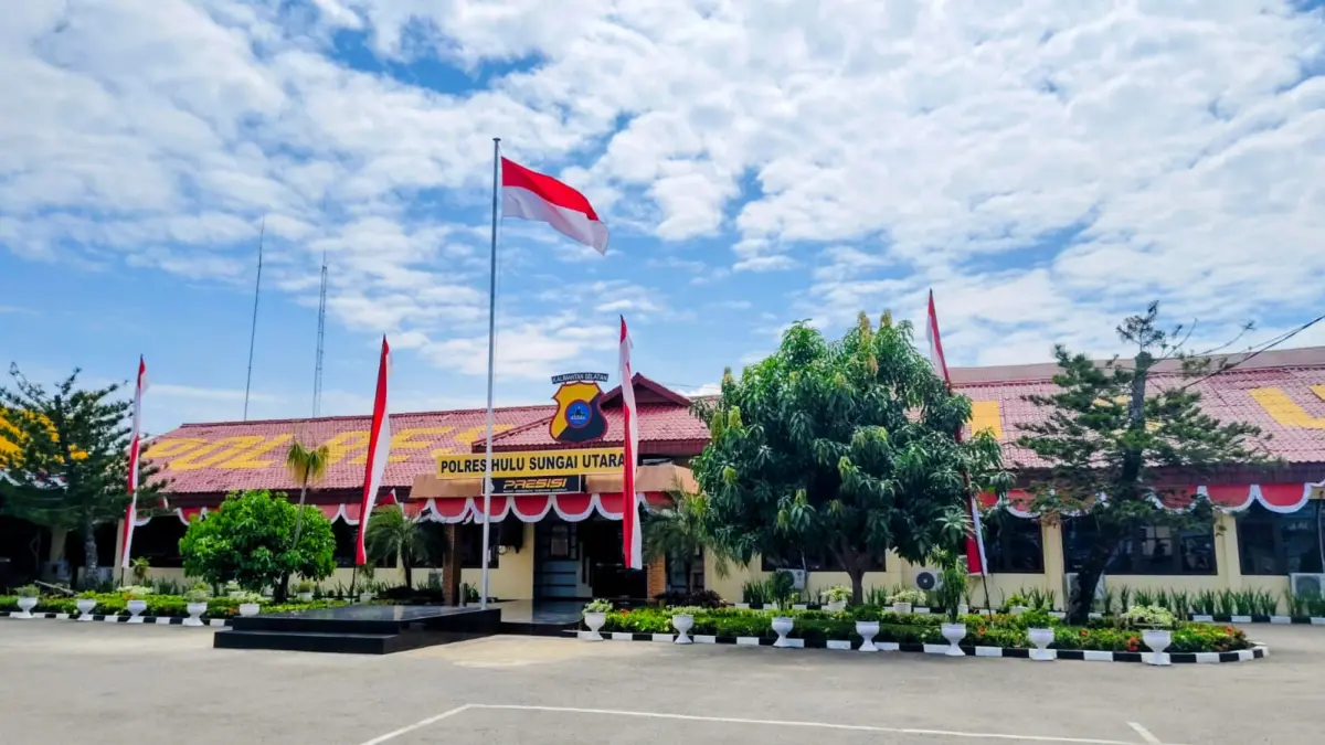 MAPOLRES: Satreskrim Polres HSU dicatut oknum penipu. Warga diminta tidak percaya akan permintaan uang ataupun fasilitas. (Foto: M.Akbar)&nbsp;