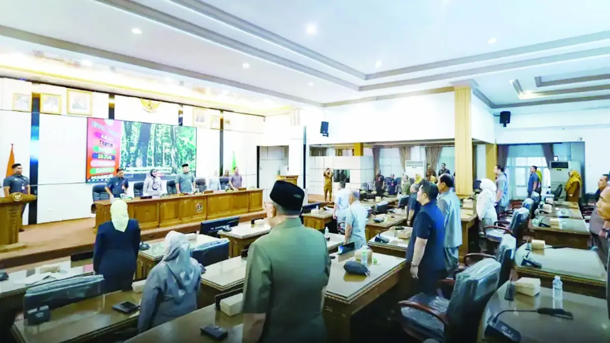 PARIPURNA: Suasana rapat paripurna baru-baru tadi. Fraksi PKB memberikan sejumlah catatan strategis.
