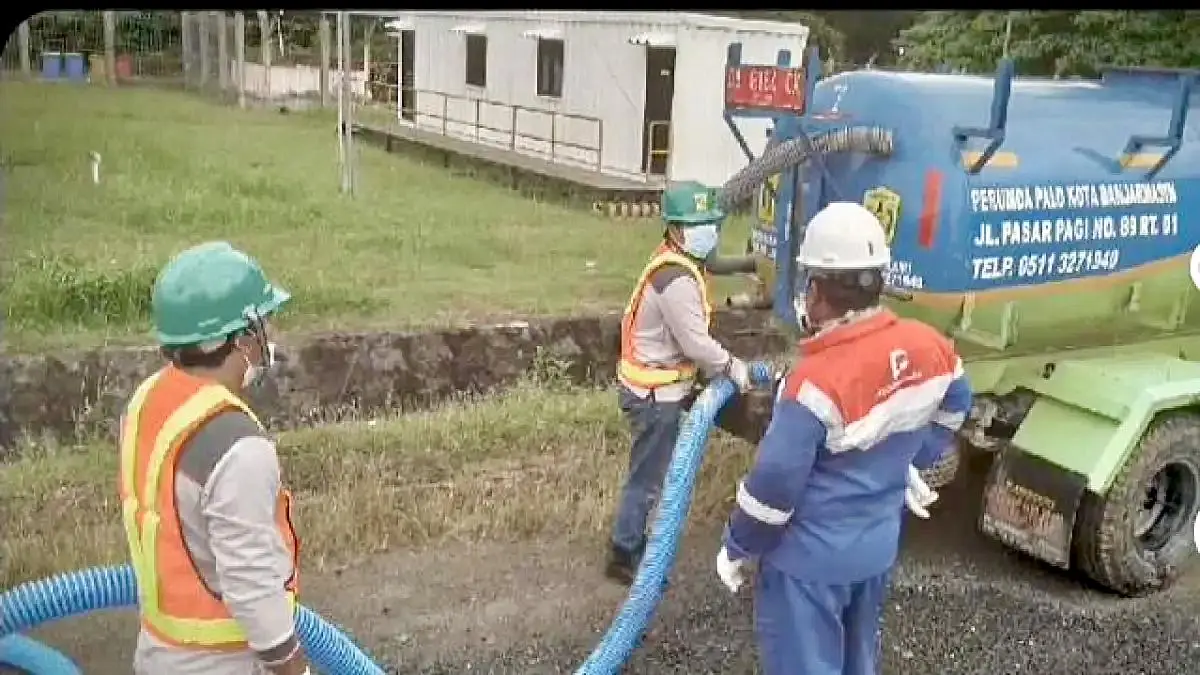 Perumda PALD Banjarmasin tengah memproses penyesuaian tarif layanan air limbah. (Endang Syaripuddin/Radar Banjarmasin)