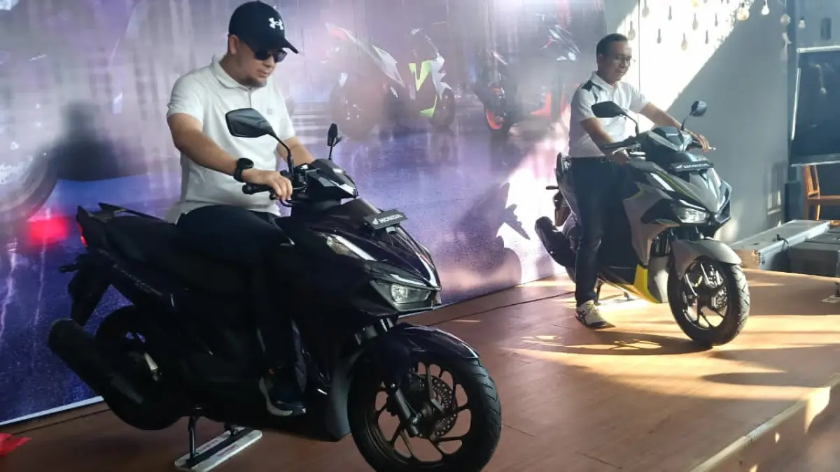 PREMIUM: New Honda Vario Evo 160 yang tampil makin sporty dan dilengkapi fitur-fitur baru yang modern.(Foto: Raudah Anisya/Radar Banjarmasin)