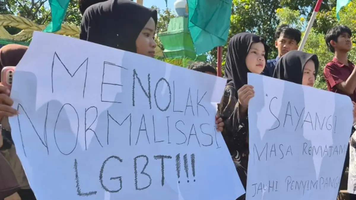 BERSUARA: Tolak normalisasi LGBT di Kalsel.