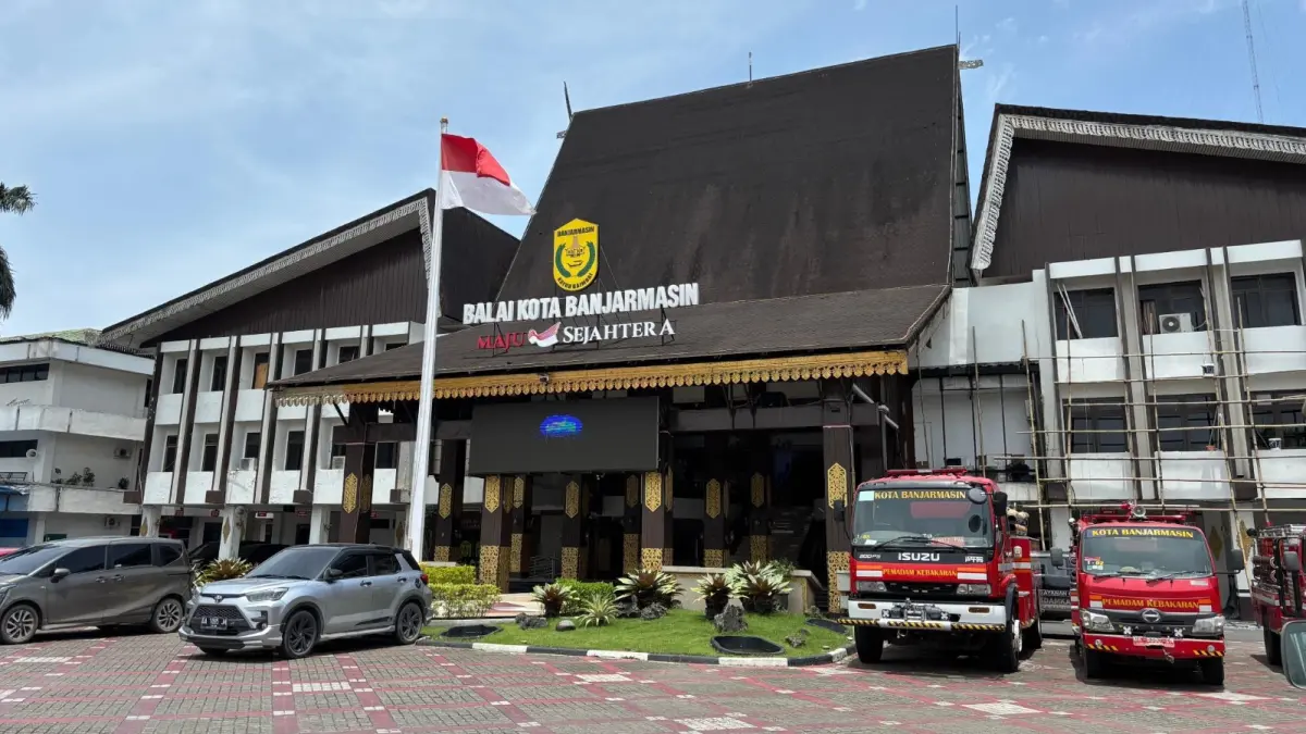 BALAI KOTA: Sekretariat Daerah Kota Banjarmasin di Jalan RE Martadinata. (Foto: Zulvan Rahmatan/Radar Banjarmasin)