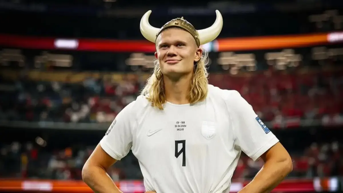 MENGAKUI: Erling Haaland mengakui Norwegia bukan unggulan saat menghadapi Brasil di babak 16 besar Piala Dunia 2026 usai menyingkirkan Pantai Gading.
(Dok. Erling Haaland)