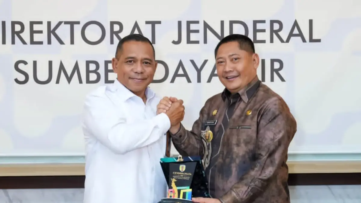 PERTEMUAN: Bupati HST, Samsul Rizal (kanan) ke Kementerian PUPR di Jakarta, Selasa (30/6/2026).(Foto: Protokol HST)