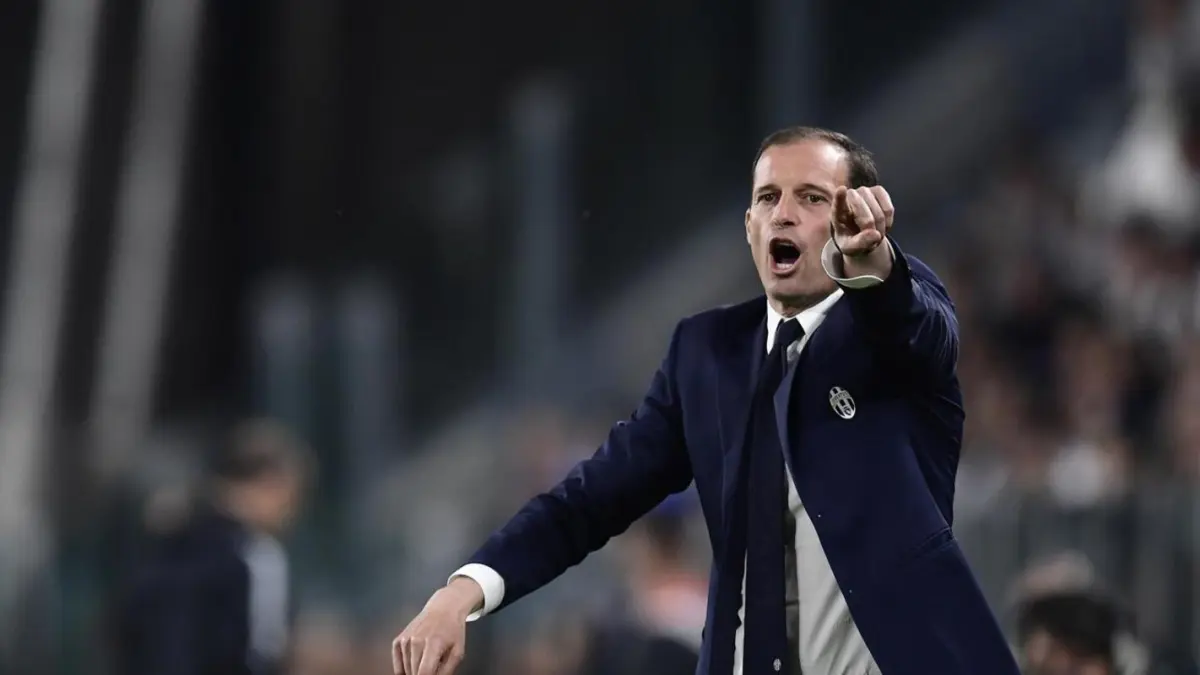 DITUNJUK: Pelatih Massimiliano Allegri ditunjuk untuk menukangi Napoli dengan kontrak yang berlaku hingga 30 Juni 2029.&nbsp;
(AFP/Miguel Medina)