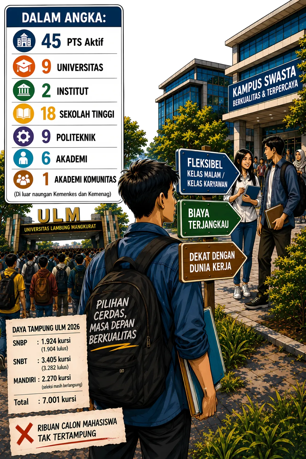 Kampus di Kalsel