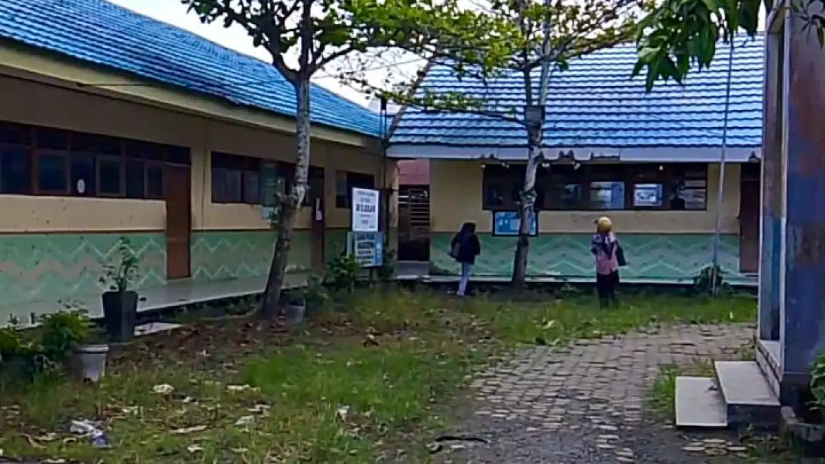 KONDISI SEKOLAH: SDN Teluk Dalam 10 salah satu sekolah yang minim pendaftar. Pada SPMB Tahun Ajaran 2026/2027, hanya ada satu pendaftar.